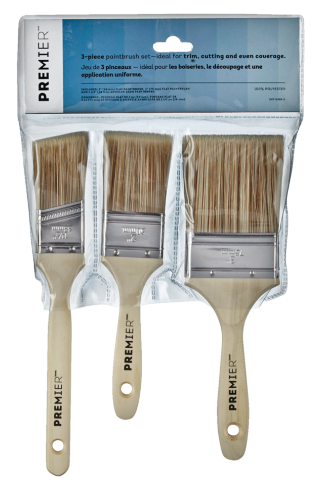 Premier Paint Brush, 3pk Canadian Tire