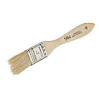 Touch-Up Paint Brush with Wooden Handle, for Alkyd Paints & Stains, 25-mm
