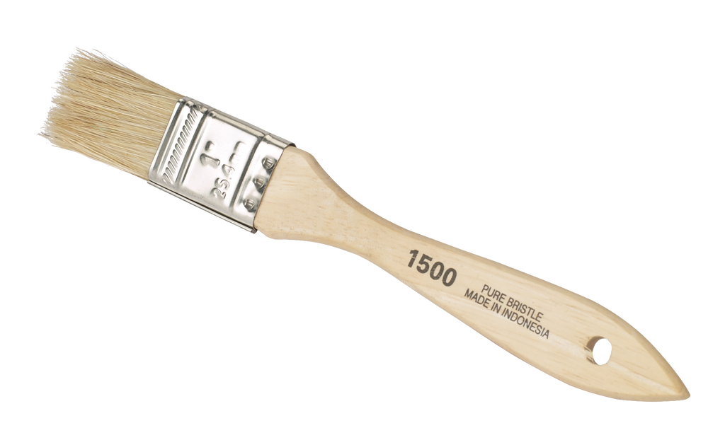 TouchUp Paint Brush with Wooden Handle, for Alkyd Paints & Stains, 25