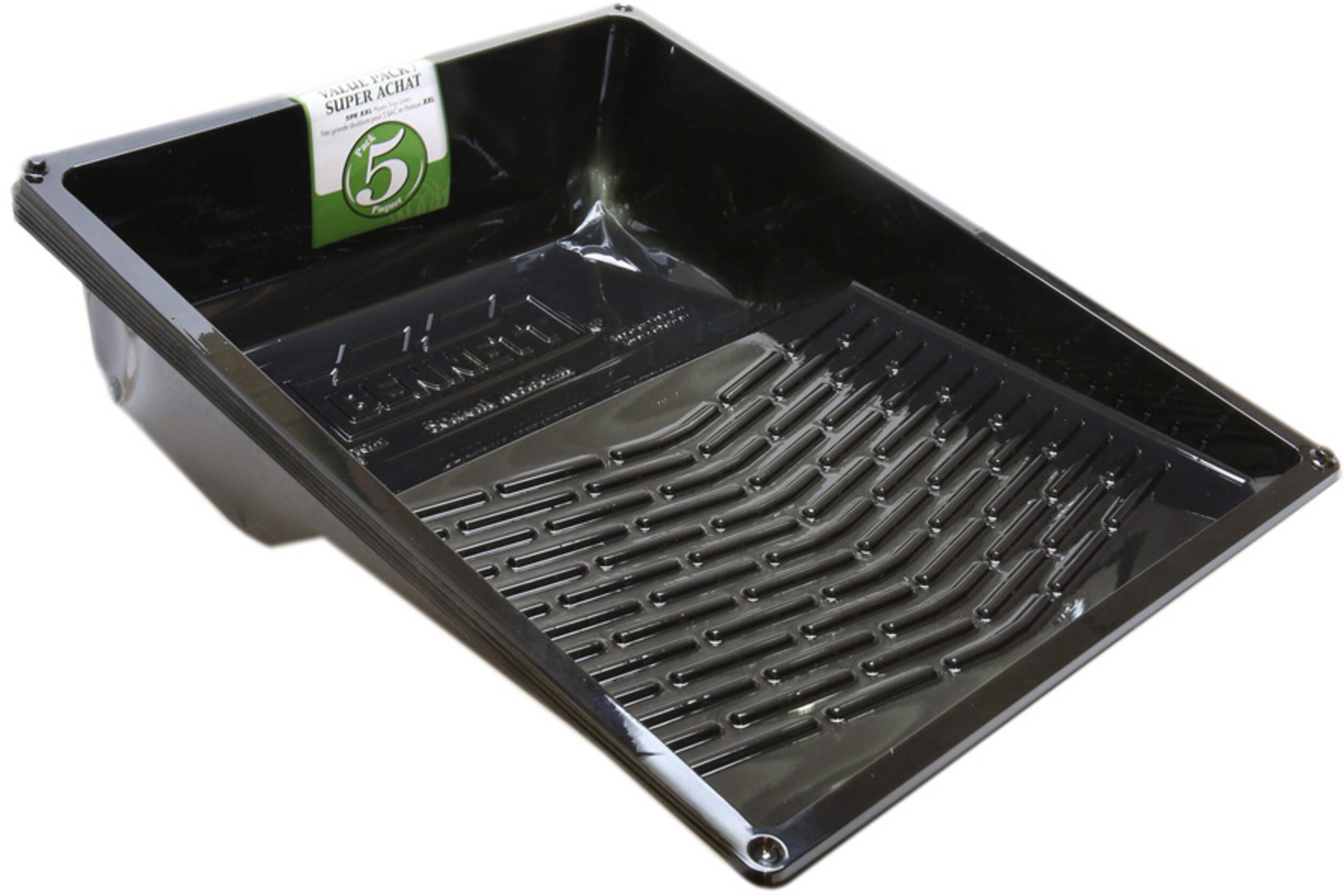 Doublure pour bac à peinture géant en plastique Bennett, paq. 5, pour 049-0227 Front_Angled_Right