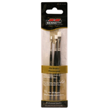 Bennett Professional Artist Flat Paint Brushes, 3-pk Front_Flat