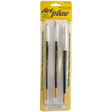 Bennett Art Plus Round Paint Brushes, 3-pk Front_Flat