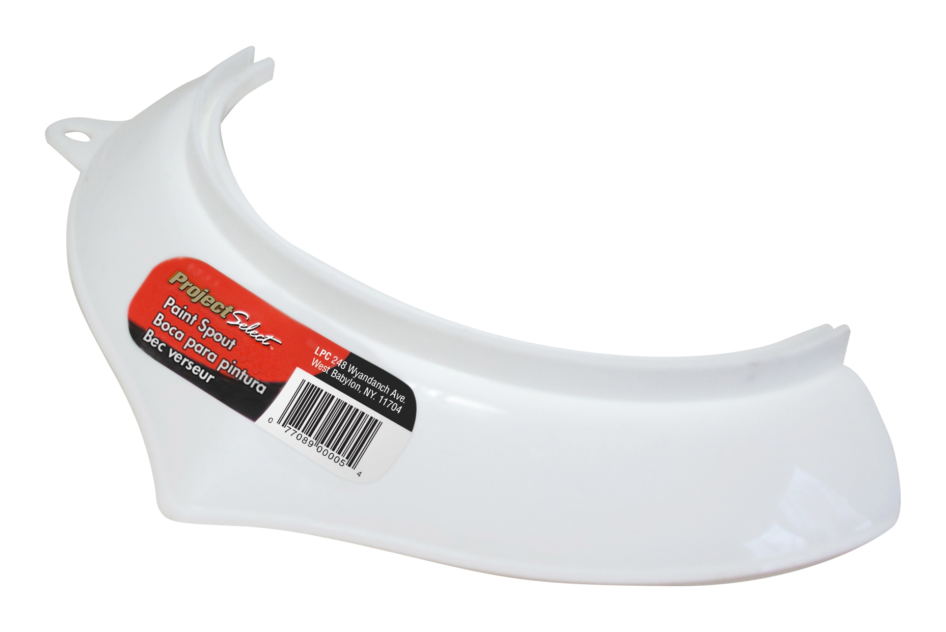 Round Plastic Paint Spout for Metal Gallon Cans, 3.7L