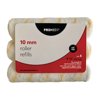 Premier Lint Free Paint Roller Refills, 6-pk, 10-mm