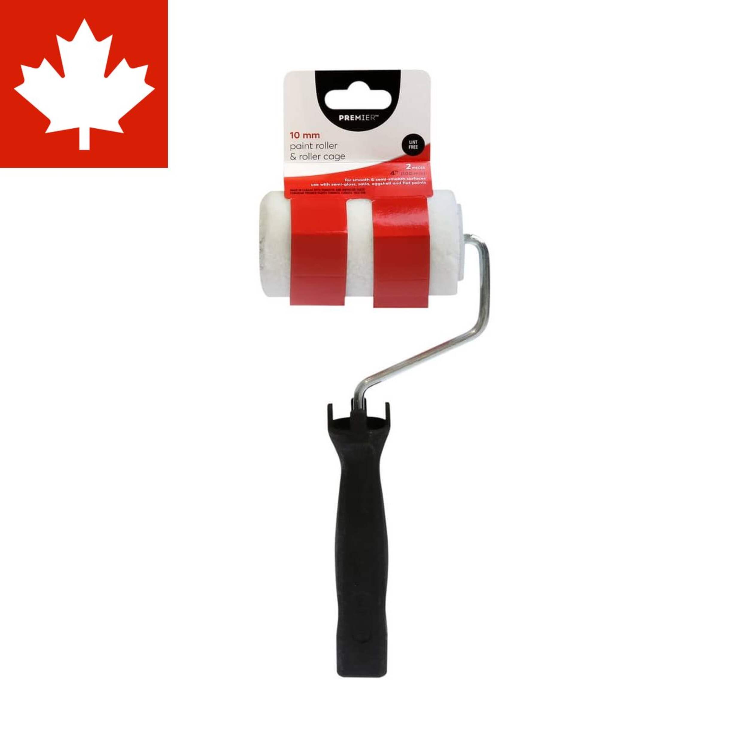 Premier Paint Roller with Cage, 4-in Front_Flat