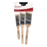 Pinceaux d'angle et plats en poly Premier, paq. 3 Front_Flat