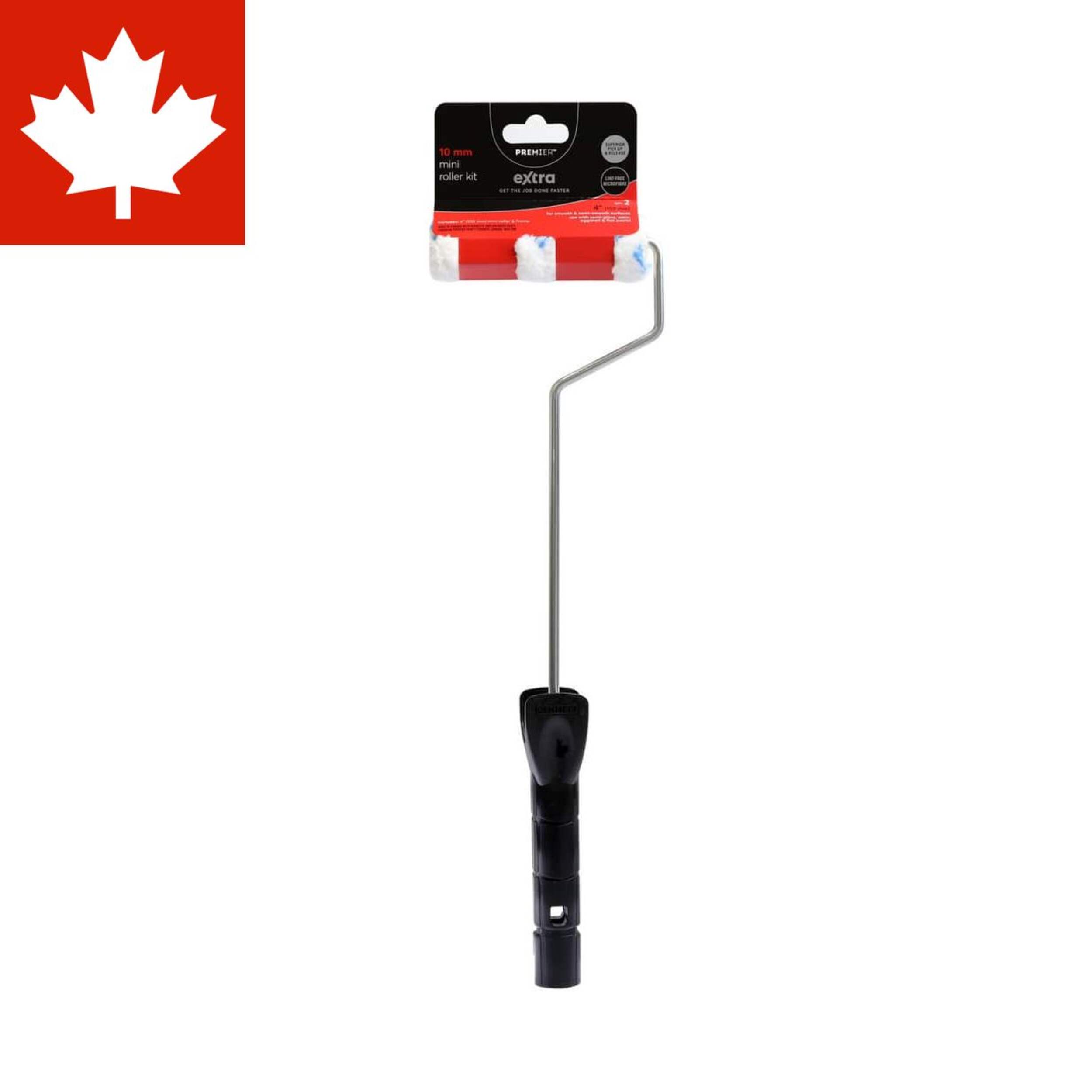 Mini rouleau en microfibres sans charpie Premier Extra, 10 mm Front_Flat