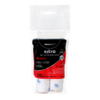 Premier Extra Lint Free Microfibre Mini Paint Rollers, 2-pk, 4-in Front_Flat