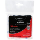 Premier Extra Lint Free Microfibre Mini Paint Rollers, 4-pk, 10-mm Front_Flat