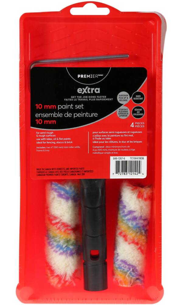 Premier Extra Mini Exterior Interior Paint Roller Set 4 Pc 10 Mm   Premier Extra 4 Piece Mini Ext Int Paint Set 74d303d7 250c 453e 8c2f A0a8ad30c0b2 