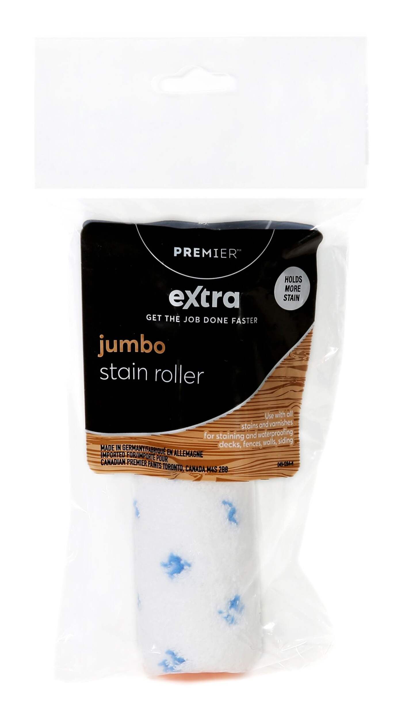 Premier Extra Jumbo Lint Free Microfibre Stain Roller, 6-in Front_Flat