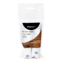 Premier Mini Lint-Free Microfibre Deck Stain Rollers, 2-pk, 4-in
