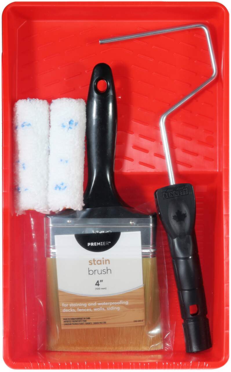 Roller brush for deck sale stain