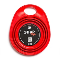 Handy Paint Collapsible Snap Cup, 0.5-L, Red