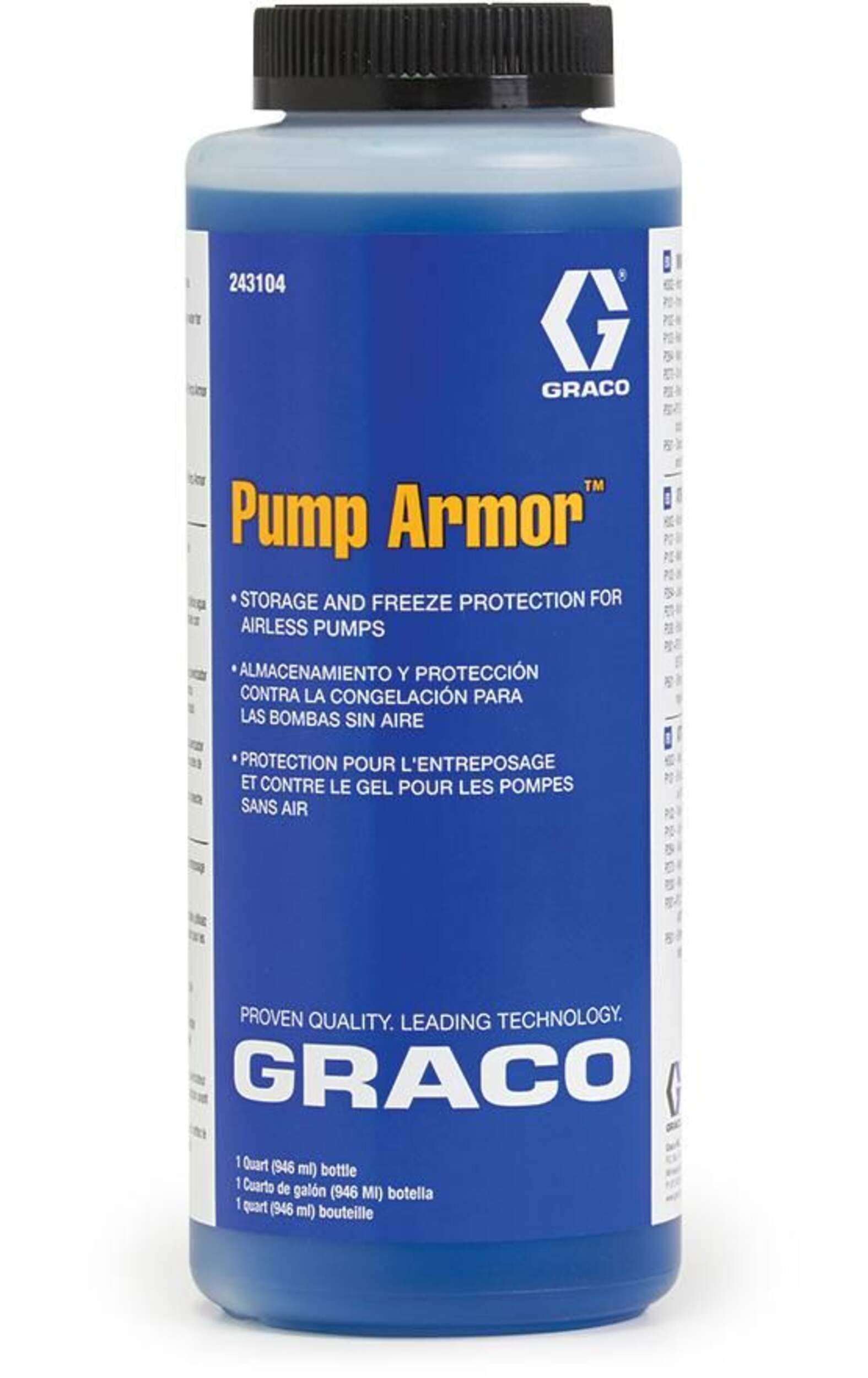 Graco 243104 Pump Armour for Graco Airless Paint Sprayer, 1-Quart Front_Flat
