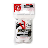 Mini rouleaux sans charpie Bennett, 3 po, paq. 2 Front_Flat