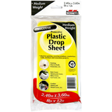 Toile de protection poids moyen en plastique Bennett 8 x 12 pi Front_Flat