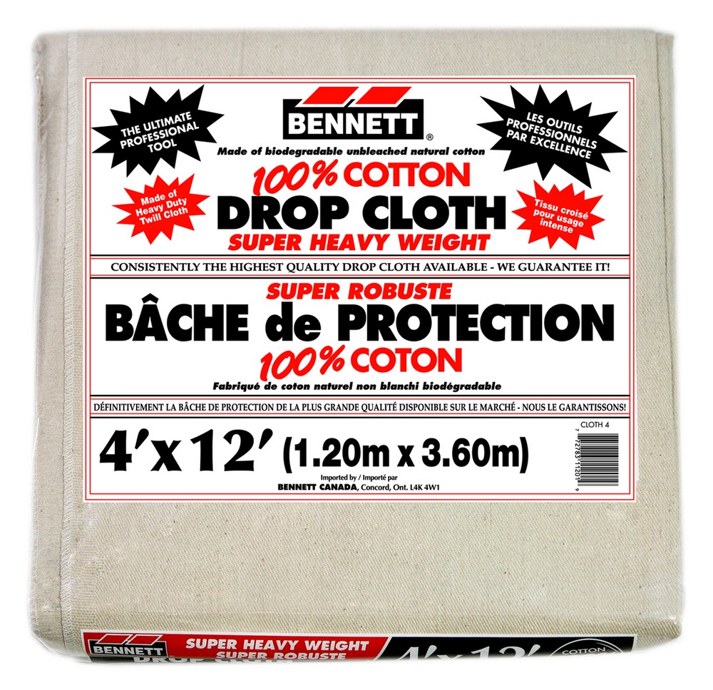 Toile de protection en coton 4 x 12 pi Canadian Tire