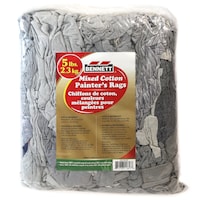 Bennett Mixed Cotton Painter's Cleaning Rags, 5-lb (2.3 kg)