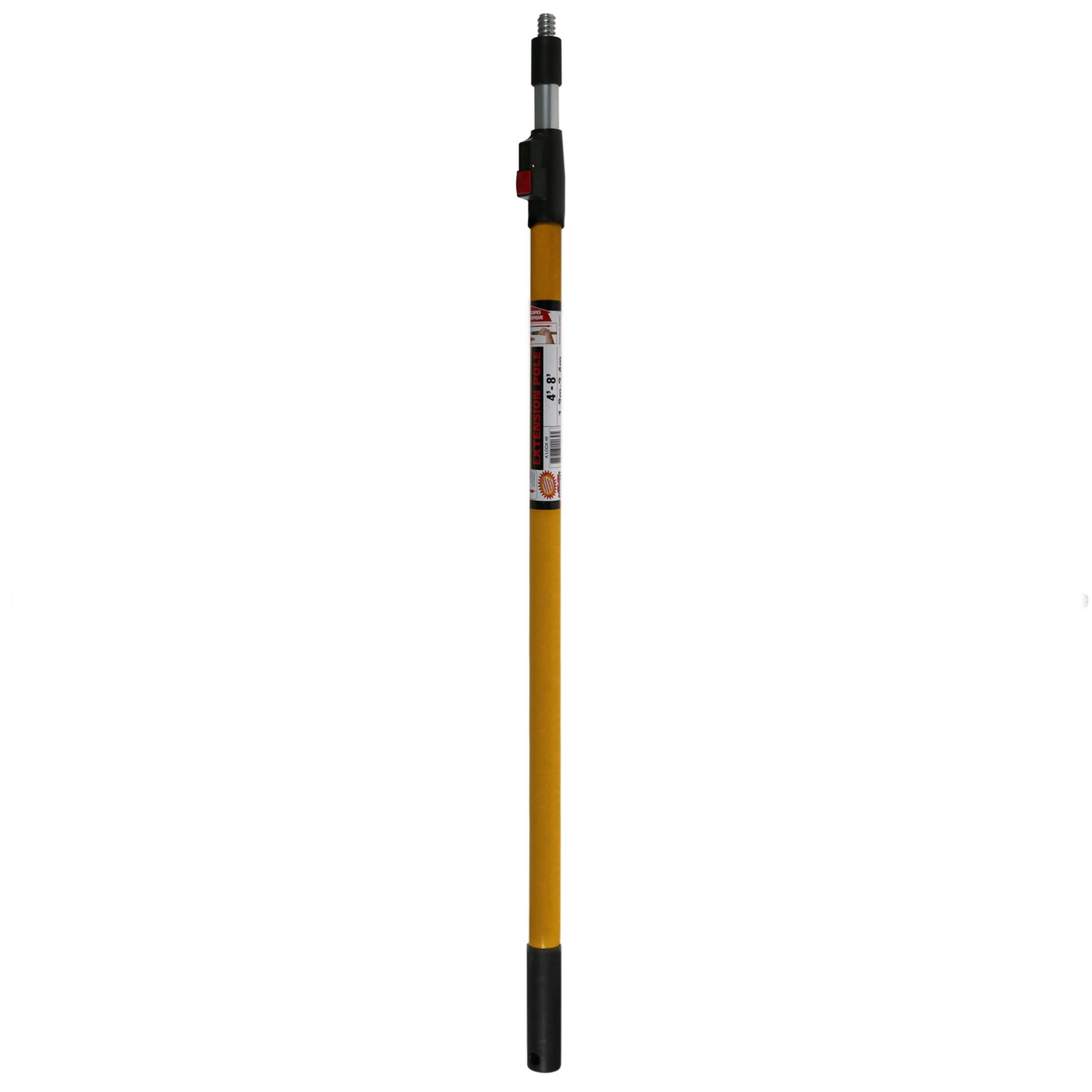 Bennett Extendable Aluminum & Fibreglass Extension Pole, 4 to 8-ft in Length Front_Flat