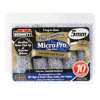 Recharge de rouleau en microfibres sans charpie Bennett Pro, 4 po, 5 mm, paq. 10