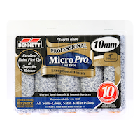 Recharge de rouleau en microfibres sans charpie Bennett Pro, 4 po, 10 mm, paq. 10 Front_Flat
