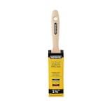 Minwax Wood Finish Stain Brush with Hardwood Handle, Black Bristles, 1.5-in Front_Flat