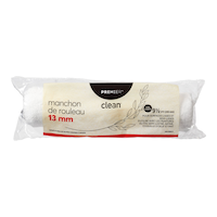 Rouleau à peinture premier Clean 13 mm, microfibres, blanc Front_Flat