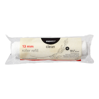 Premier Clean 13mm Paint Roller, Microfibre, White Front_Flat