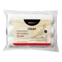 Rouleau Premier Clean 13 mm, Microfibre, paq. 3 Front_Flat