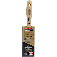 Bennett Soft Blend Flat Paint Brush for Doors and Trim, 2-in Front_Flat