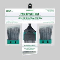 Pinceau angulaire de qualité professionnelle Enviro Brush Pro Brush, 2,5 po, paq. 3 Front_Flat