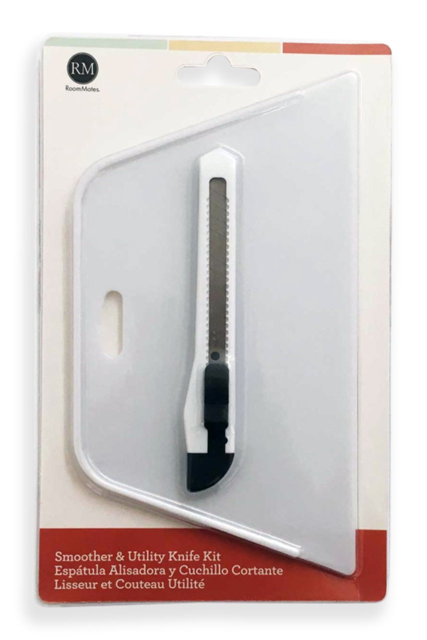 RoomMates Wallpaper Smoother and Knife Kit White
