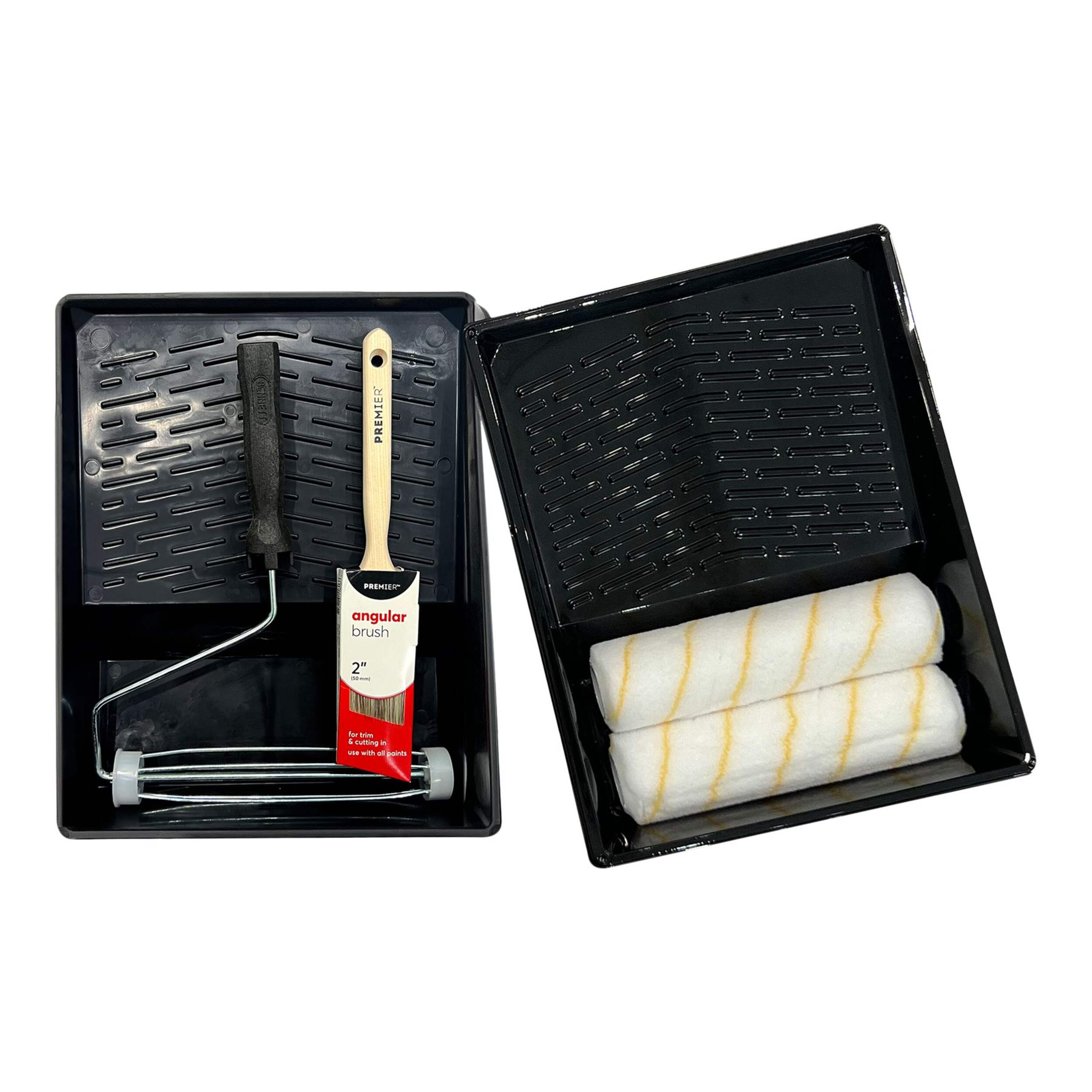 Ensemble de peinture à emporter Premier, rouleau de peinture et bac inclus, paq. 6 Front_Flat