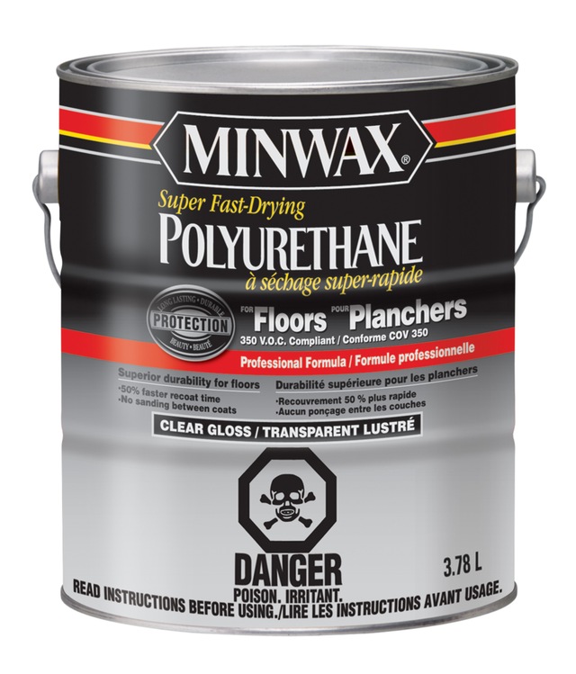 Minwax® Super FastDrying OilBased Polyurethane For Floors, 3.78L/1