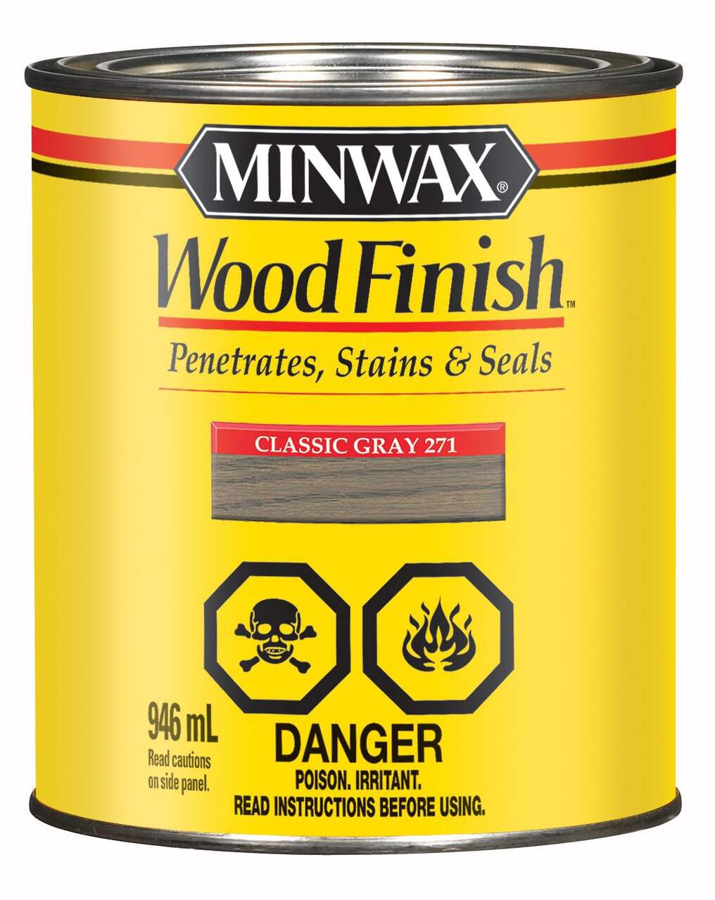 Minwax Gel Stain Oil-Based Black Semi-Transparent Interior Stain (1-Quart)  in the Interior Stains department at
