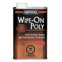 Minwax® Wipe-On Polyurethane, Clear Satin, 946-mL/1-qt