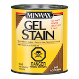 Minwax® Wood, Metal & Fiberglass Gel Stain, Non-Drip Formula, 946-mL/1-qt Front_Flat
