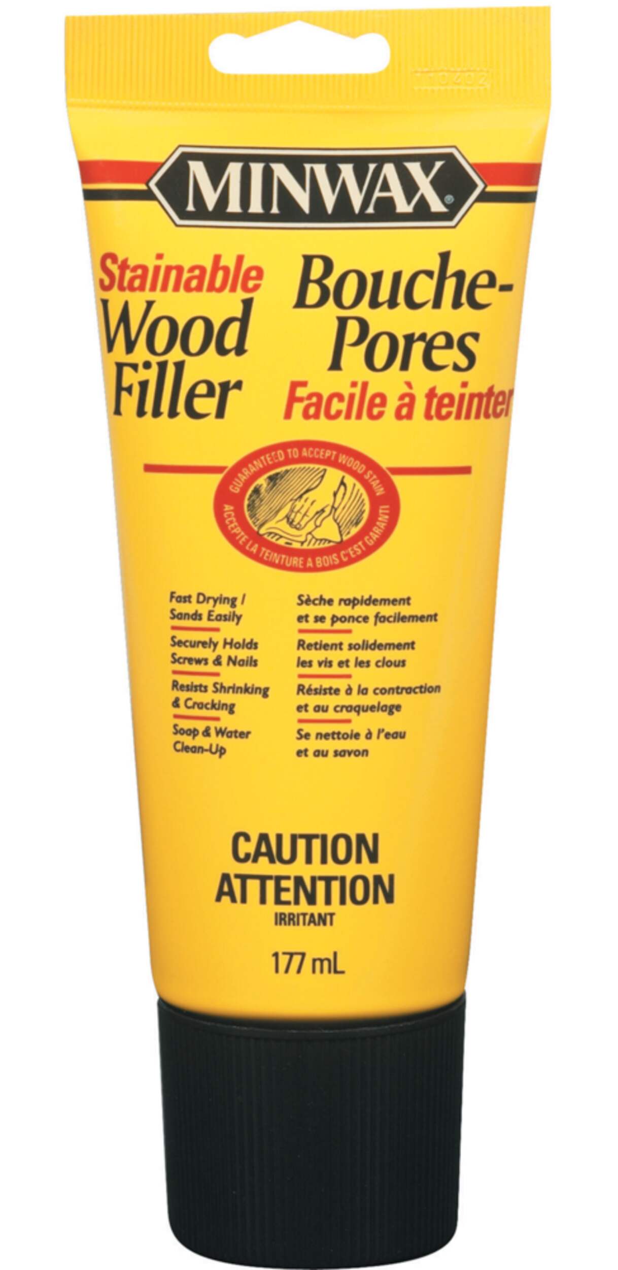 Minwax® Stainable Wood Filler, 177-mL Front_Flat