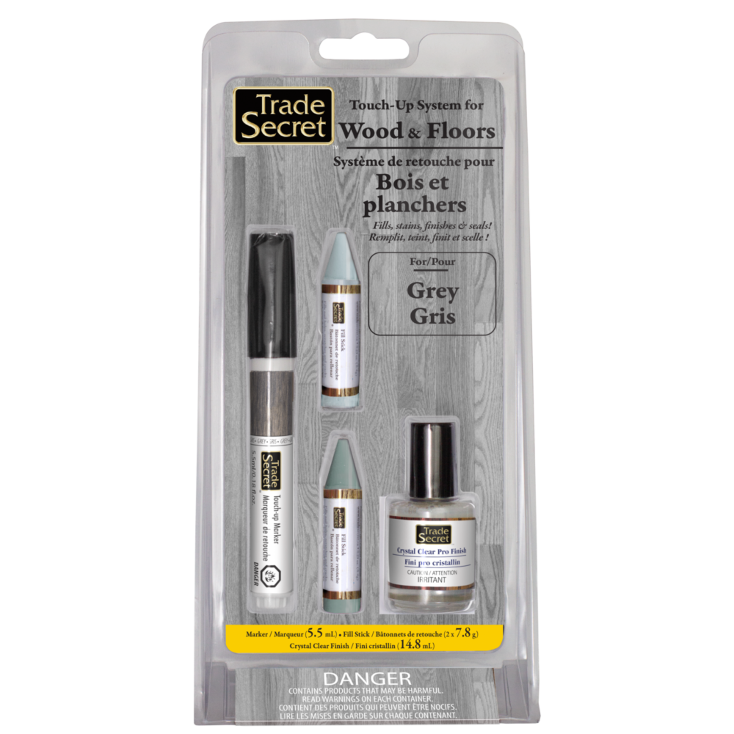 Trade Secret Touch-Up System for Wood & Floors, Grey Front_Flat