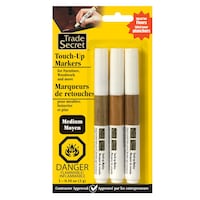 Trade Secret Medium Touch Up Markers for Wood, Medium Brown, 3-pk Front_Flat