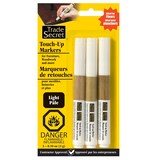 Trade Secret Light Touch Up Markers for Wood, Light Brown, 3-pk Front_Flat