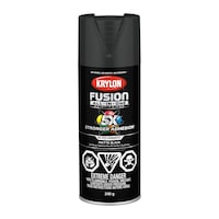 Krylon Fusion All-In-One® Spray Paint Aerosol, Matte, Black, 340-g Front_Flat