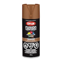 Krylon Fusion All-In-One® Metallic Spray Paint Aerosol, Copper, 340-g Front_Flat