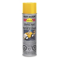 Rust-Oleum Striping Paint Aerosol, Yellow, 510-g