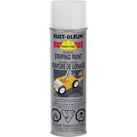 Rust-Oleum Inverted Striping Paint Spray Aerosol, Interior/Exterior Use, White, 510-g Front_Flat