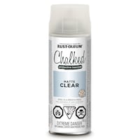 Rust-Oleum Chalked Protective Topcoat Spray Paint, Matte Clear, 312-g