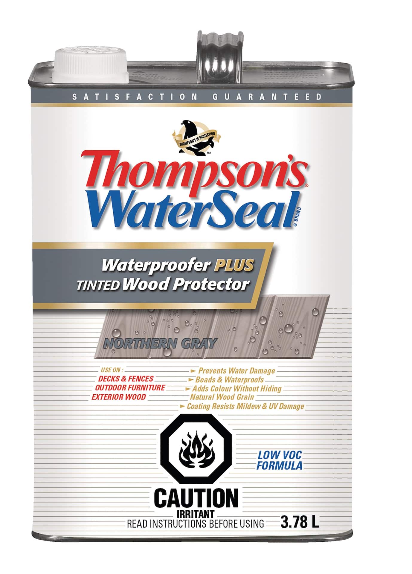 Thompson's® WaterSeal® Waterproofer Plus Tinted Wood Protector