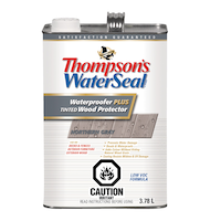 Thompson's® WaterSeal® Waterproofer Plus Tinted Wood Protector, Northern Grey, 3.78-L/1-Gallon Front_Flat