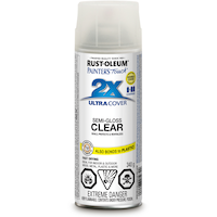 Rust-Oleum® Painter's Touch 2X Ultra Cover Multi-Purpose Aerosol Spray Paint & Primer, Semi-Gloss, 340-g